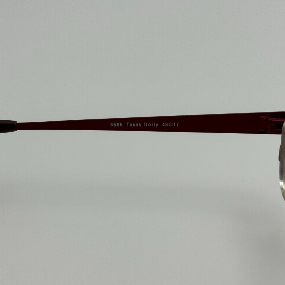 Bevel Eyeglasses Eye Glasses Frames 8586 Texas Dolly Dbrd Japan 48-17 - Picture 6 of 6